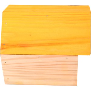 Sechseckiges Bienenhaus aus FSC-Holz von Esschert Design. Nützlingshaus für Wildbienen.