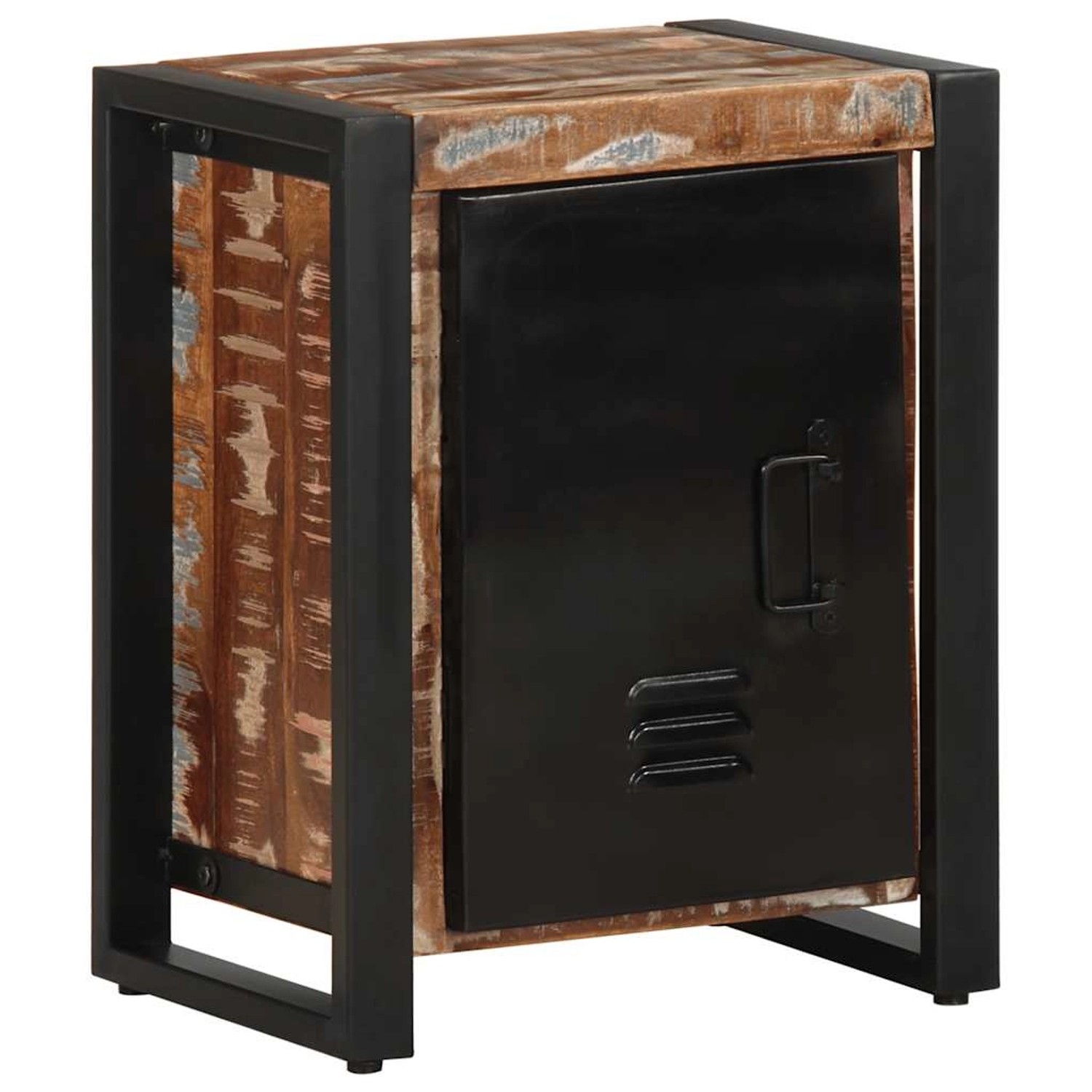 vidaXL Nachttisch Mehrfarbig 40x30x51 cm Altholz Massiv 4013565 günstig online kaufen