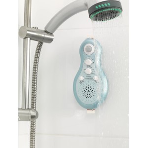 Tesa Powerstrips Waterproof: Wasserdichte Klebestreifen im Einsatz unter der Dusche.