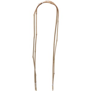 Floraworld Pflanzenbogen 2er-Set, 60 cm, aus Bambus, Rankhilfe für Topfpflanzen.