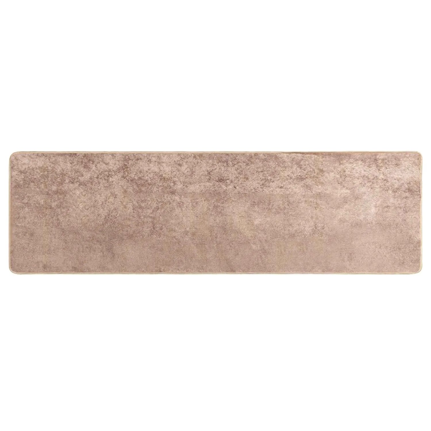 vidaXL Teppichläufer MARSA Sand 50 x 200 cm Polyester und PVC 42023104