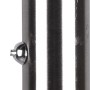 Detailaufnahme der Reality LED Stehleuchte Reed in Nickel matt. Design-Stehlampe mit fünf Leuchten.