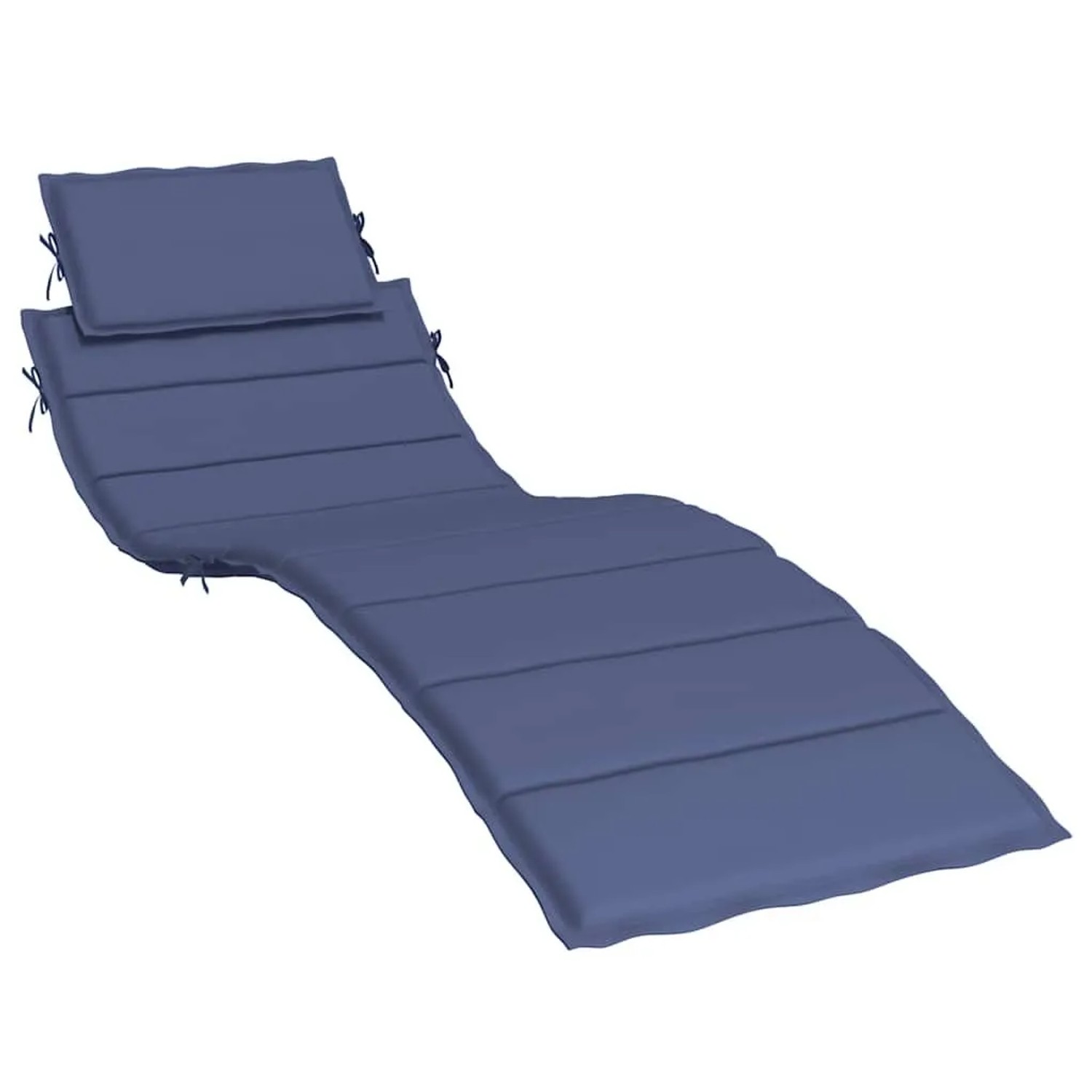 vidaXL Sonnenliegen-Auflage Marineblau Oxford-Gewebe 378705