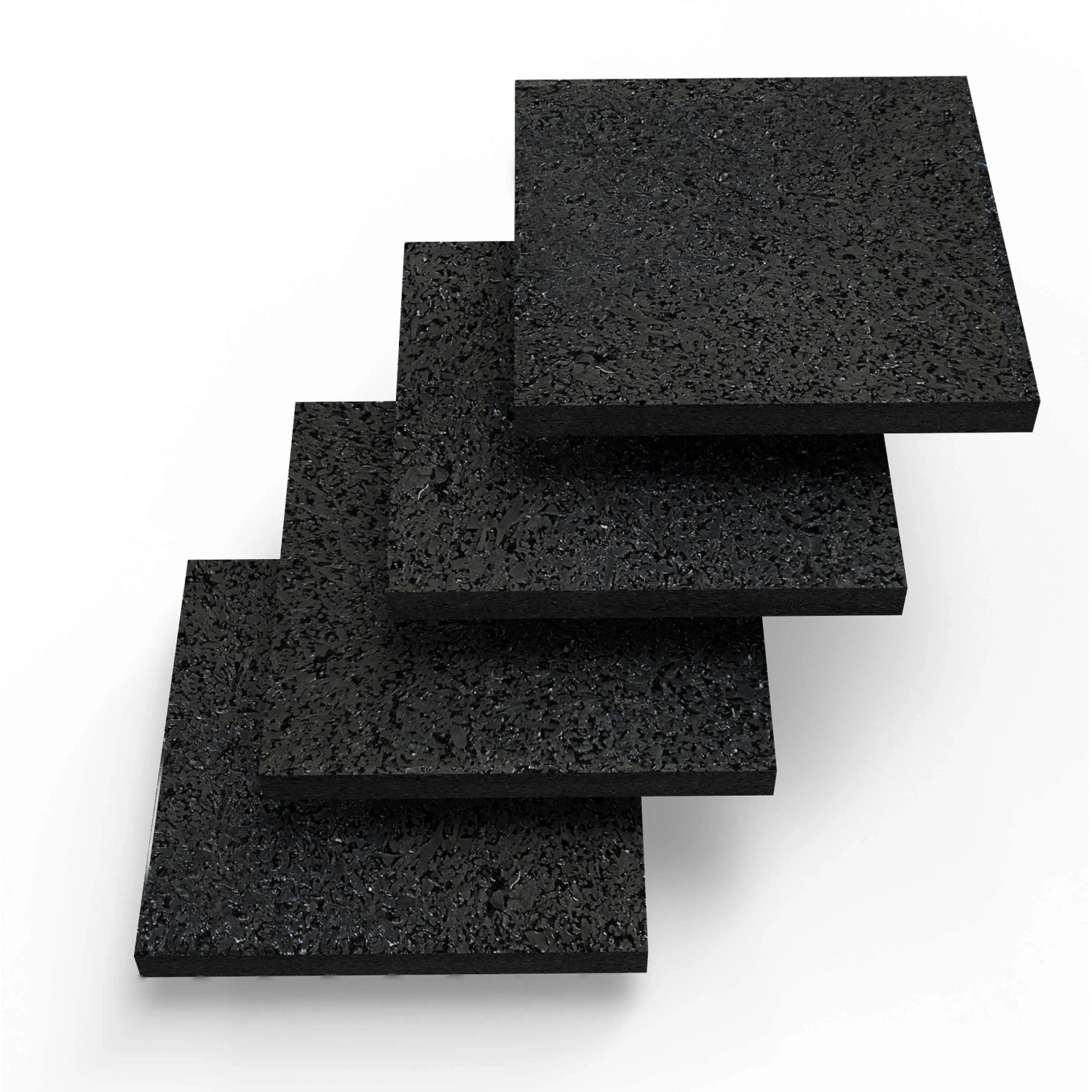 Bauheld Schwingungsdämpfer Pads 90 x 90 x 10 mm 4 Stück