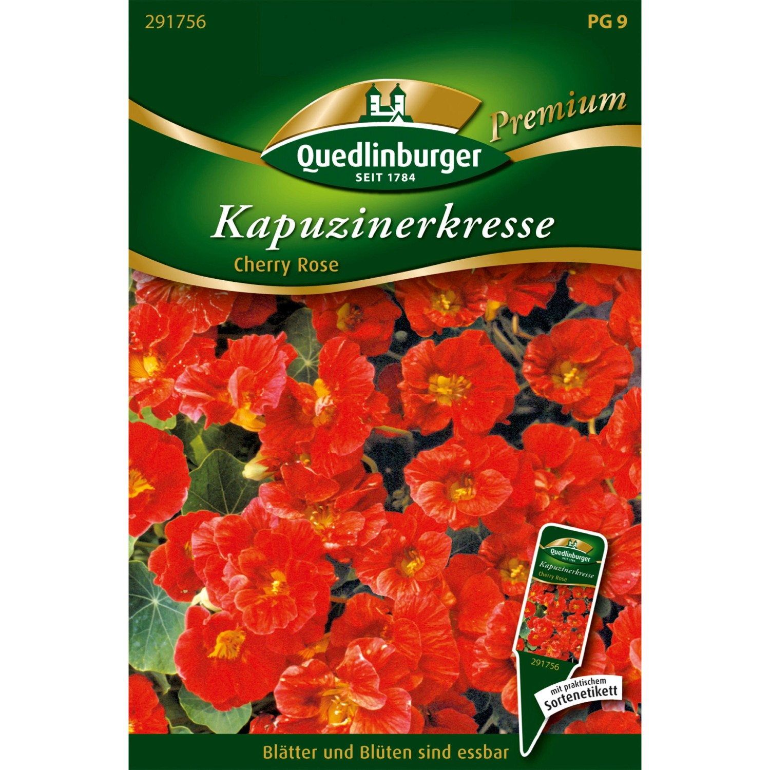 Quedlinburger Kapuzinerkresse Cherry Rose Loses Saatgut günstig online kaufen