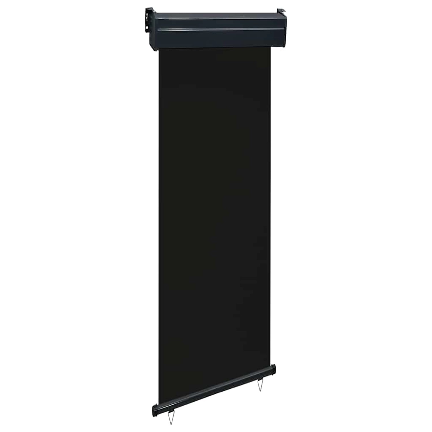 furnicato Balkon-Seitenmarkise 65x250 cm Schwarz günstig online kaufen