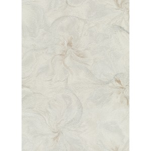 Erismann Vliestapete Aurora Liquid Aura Creme mit Marmorwirbeln und Glitzer.