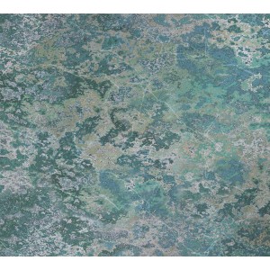 Bricoflor Vliestapete in Rost Optik, blau-türkis, für Küche und Schlafzimmer.