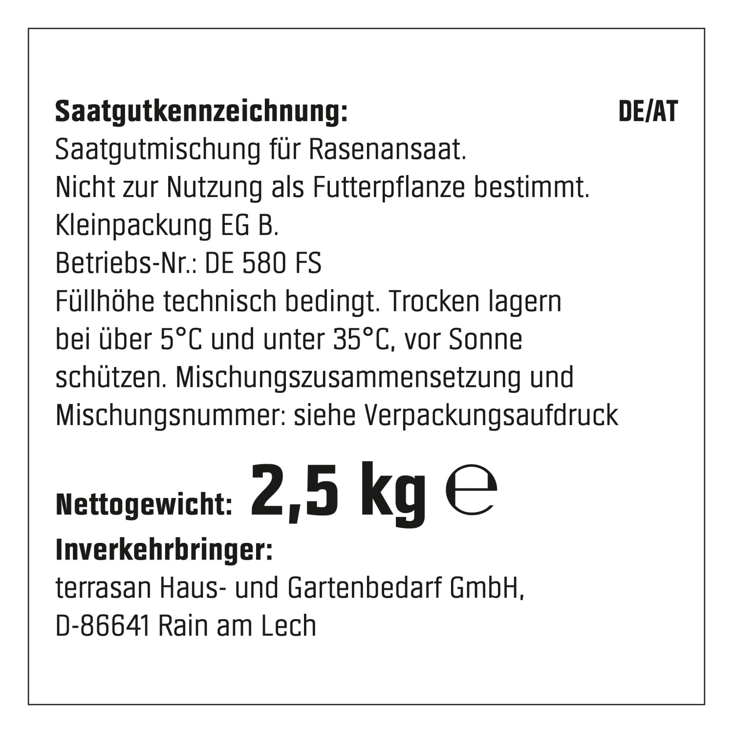 GROW by OBI Rasensamen Gebrauchsrasen 2,5 kg kaufen bei OBI