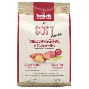 Bosch Pets Hunde-Trockenfutter Soft Maxi Wasserbüffel und Süsskartoffel 2,5 kg