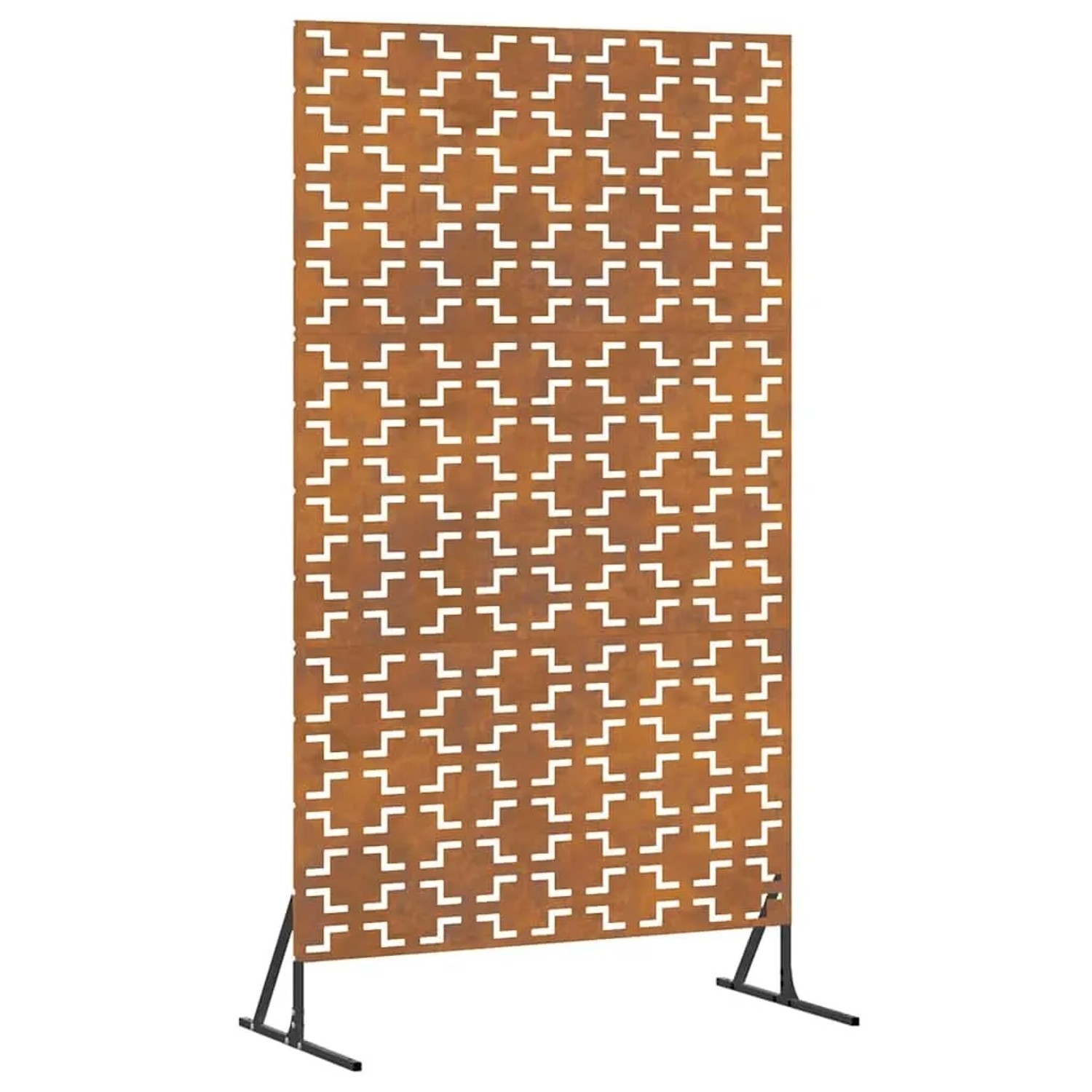 vidaXL Sichtschutz Grau 100 x 50 x 180 cm Wetterfeststahl 868583 günstig online kaufen