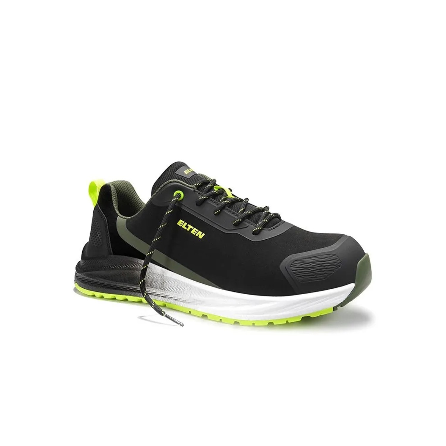 ELTEN Sicherheitshalbschuh LEEVI XXNF BLACK LIME Low ESD S3S Größe 40