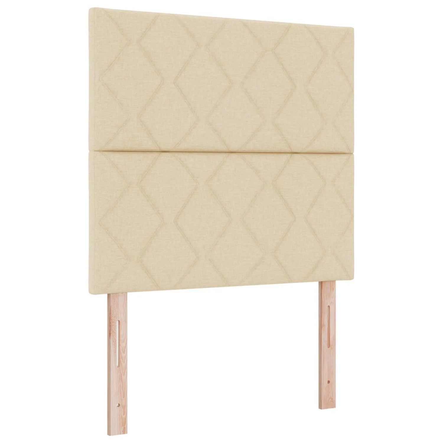 vidaXL Kopfteil Creme 100 cm Stoff 3338506