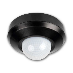 Kanlux SENTO Bewegungsmelder für Deckenmontage, schwarz/weiß, geeignet für Lampen & Leuchten.