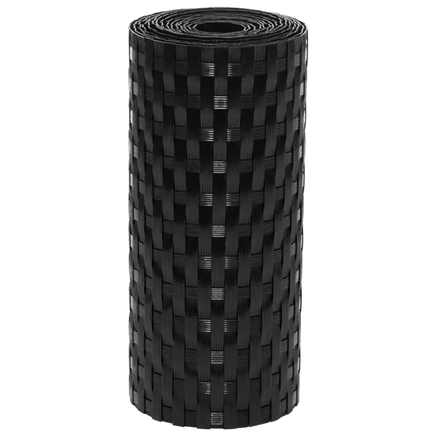 vidaXL Balkon-Sichtschutze 5 Stk Schwarz 255x19 cm Poly Rattan 156318 günstig online kaufen