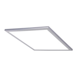 Lindby LED Deckenleuchte LED Panel Livel 9956007 Dimmbar mit Leselampe Modern in Alu 1-flammig Küchenleuchte