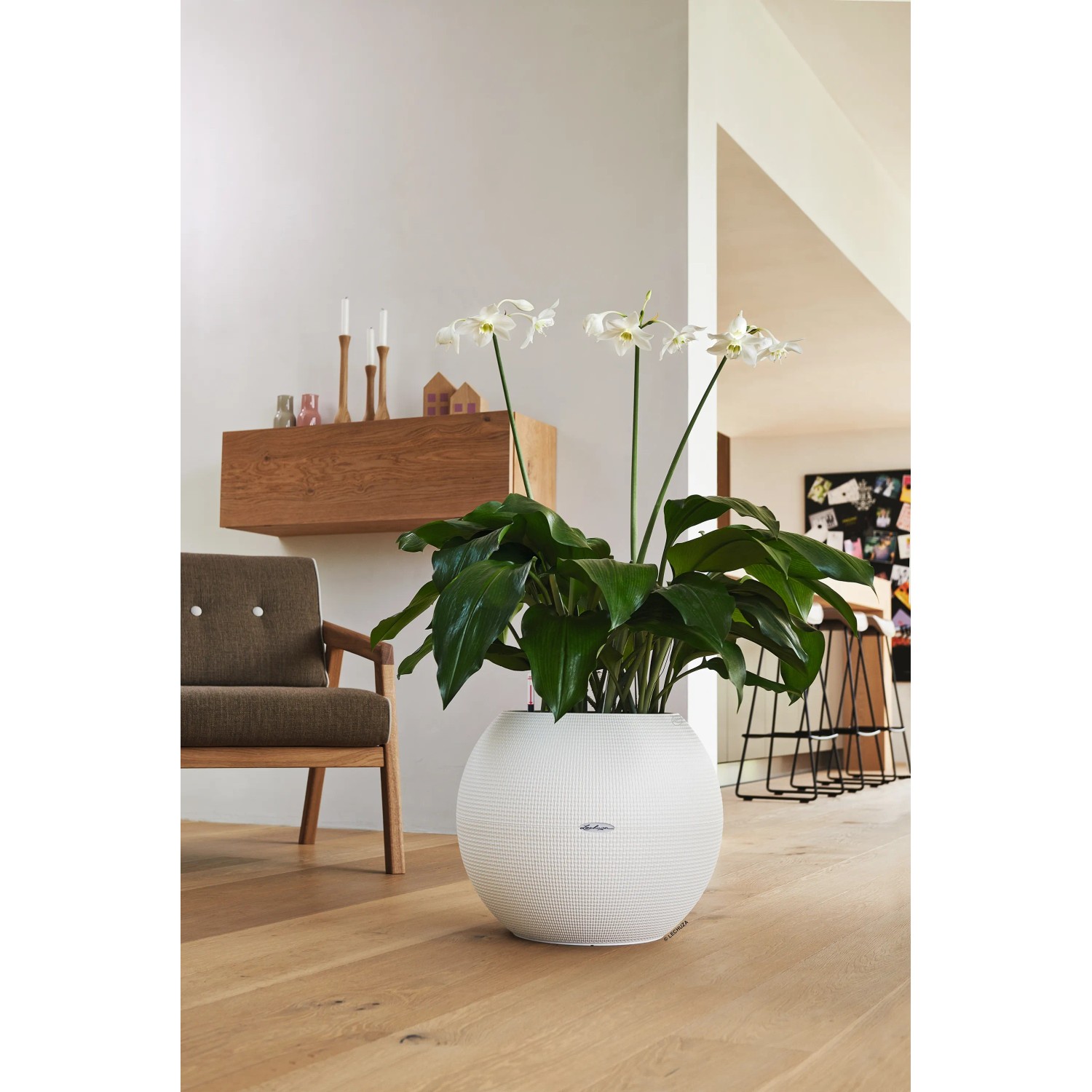 blumenstaender+metall PFLANZENSTÄNDER Metall Schwarz Eckig 100 cm Hoch-DanDiBo Inhalt:200 ml