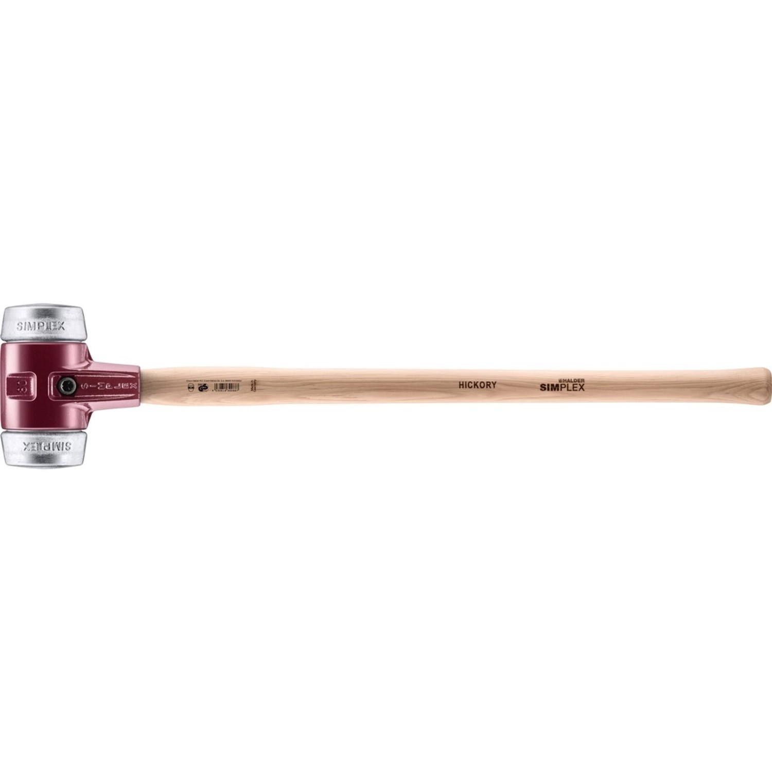 Halder Simplex Vorschlaghammer Ø 80 mm Weichmetall mit Tempergussgehäuse günstig online kaufen