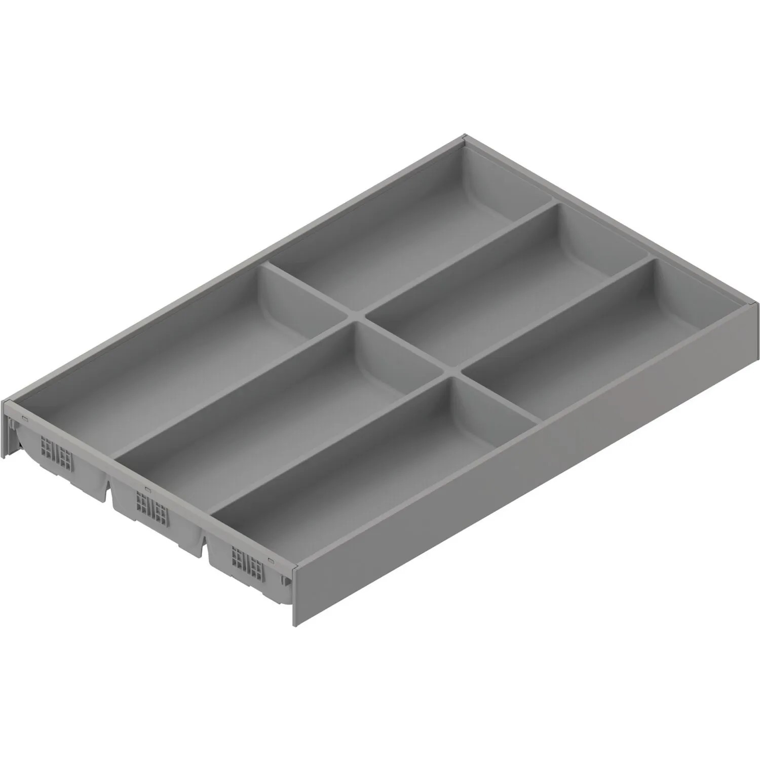 Blum Besteckkasten Ambia-Line 475x300x50 mm Besteckeinsatz Stahl Indiumgrau Matt