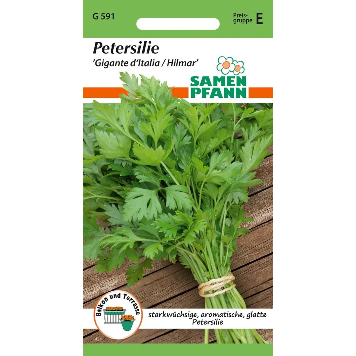 SAMEN PFANN Petersilie Gigante d`Italia Kräuter-Samen Gewürz
