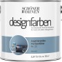 Farbeimer Schöner Wohnen Designfarben Inspirierendes Horizontblau, matte Wandfarbe für Innen, 2,5 l.