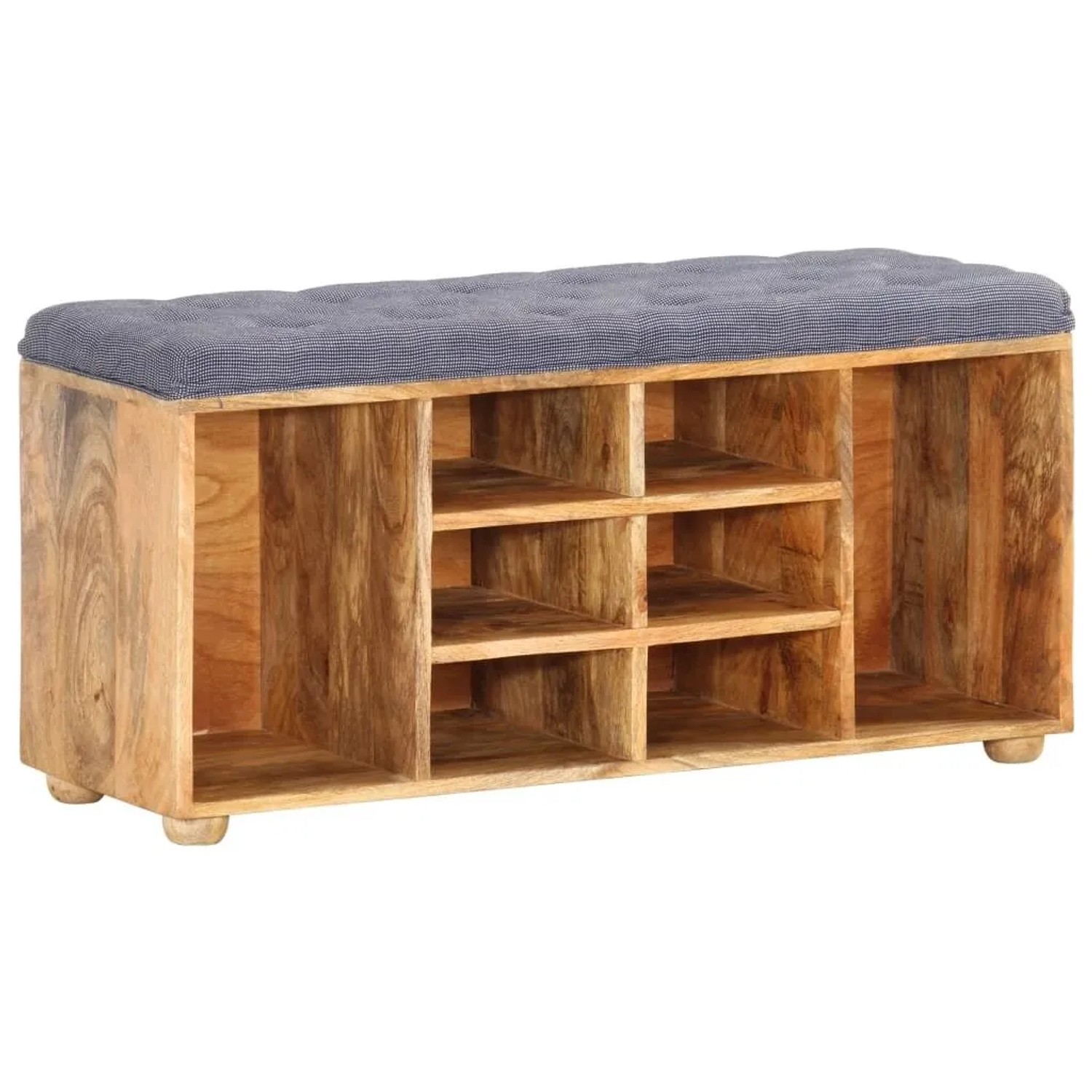 vidaXL Flurbank 100x35x47 cm Mango Massivholz 285891_8