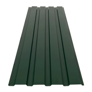Grünes Karat Trapezblech, 15er Set, 115x45cm, für Dach und Wand.