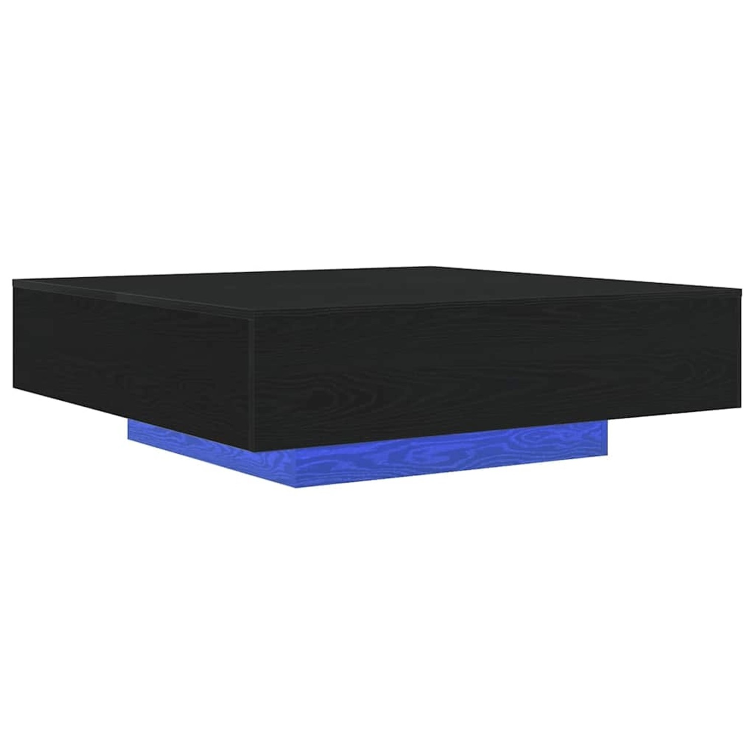 vidaXL Couchtisch Schwarze Eiche 100 x 100 x 31 cm Holzwerkstoff 863008 günstig online kaufen