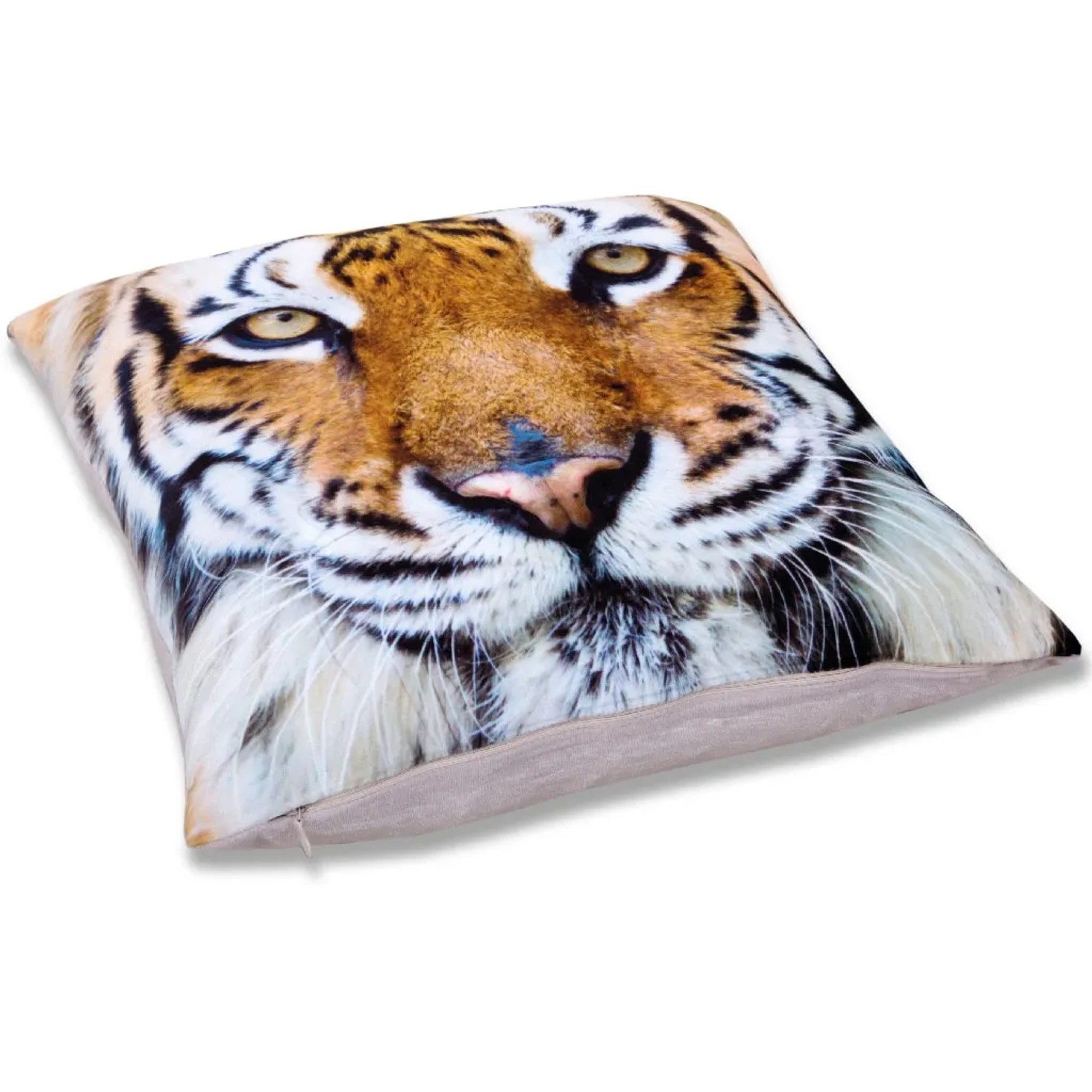 Bestlivings Kissenhülle 40 x 40 cm Beige Tiger Fotodruck 2er Pack kaufen bei OBI