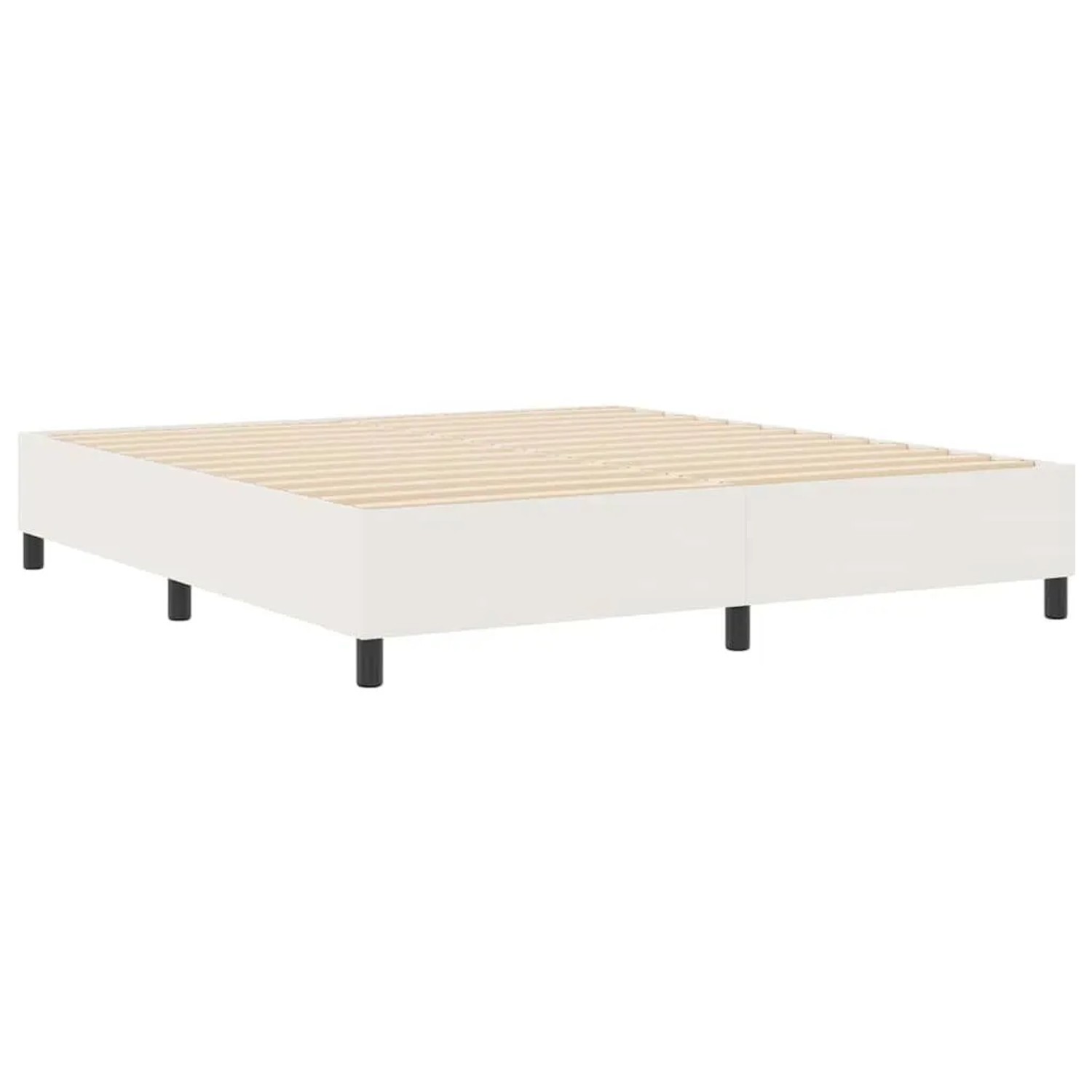 vidaXL Plattformbettgestell Creme 180 x 200 cm Stoff 3337424