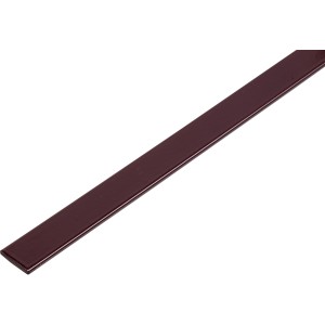 Selbstklebende, beschichtete Aluminium Flachstange in Dark Berry, 14,5x1,5x1150mm.