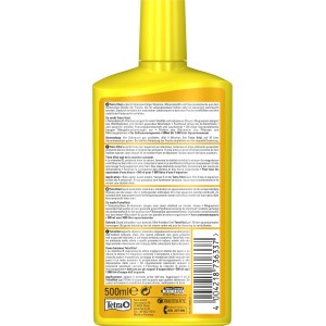 TetraVital Wasserpflegemittel 500ml für Aquarien, gelbe Flasche.