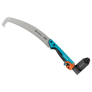 Gardena Säge mit Adapter für StarCut Pro L Baumschneider. Astsäge mit blau-schwarzem Griff.