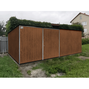 Liderstal Gerätehaus Basic aus Blech 600 x 500 cm