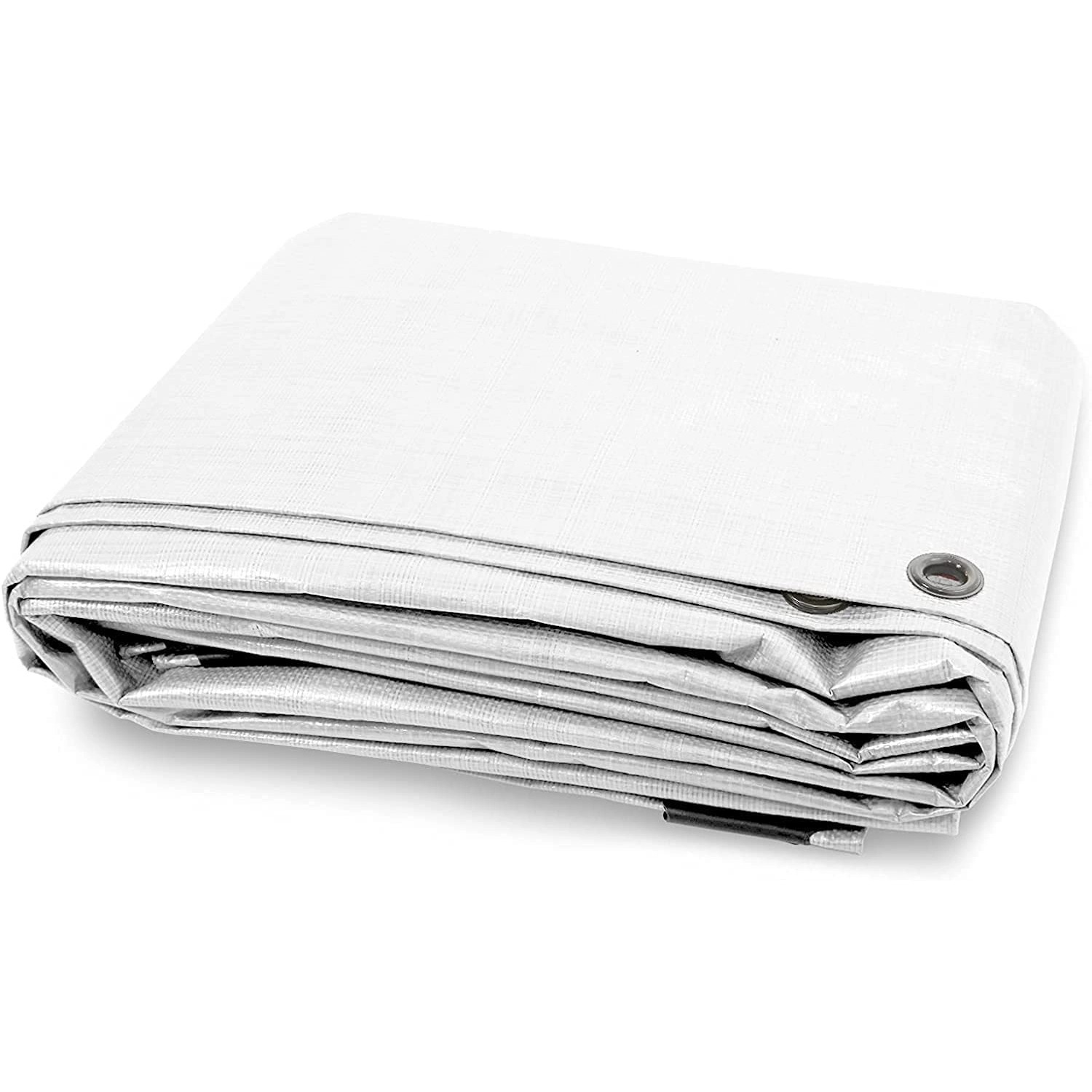 Karat Abdeckplane Wasserdichte Plane mit Ösen Schutzplane 240 g/m² 3 x