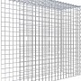 Gabiona Anbaukorb Typ 4, 90x100x30cm, Maschenweite 5x5cm, aus verzinktem Drahtgitter.