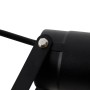 Detailaufnahme: Schwarzer QAZQA Gartenstrahler Basic mit Kabel und Stecker.