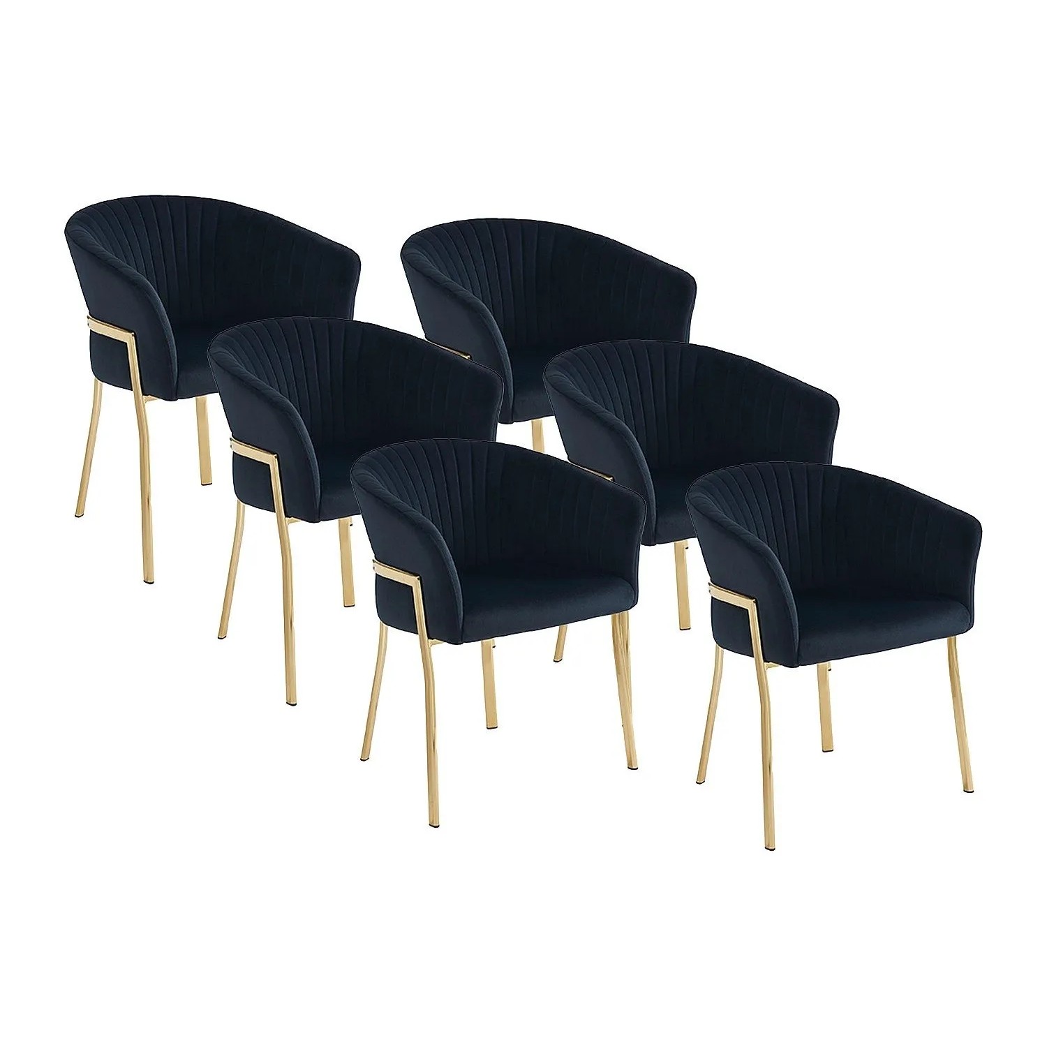 Vente-unique Stuhl Zaova Schwarz 61 cm