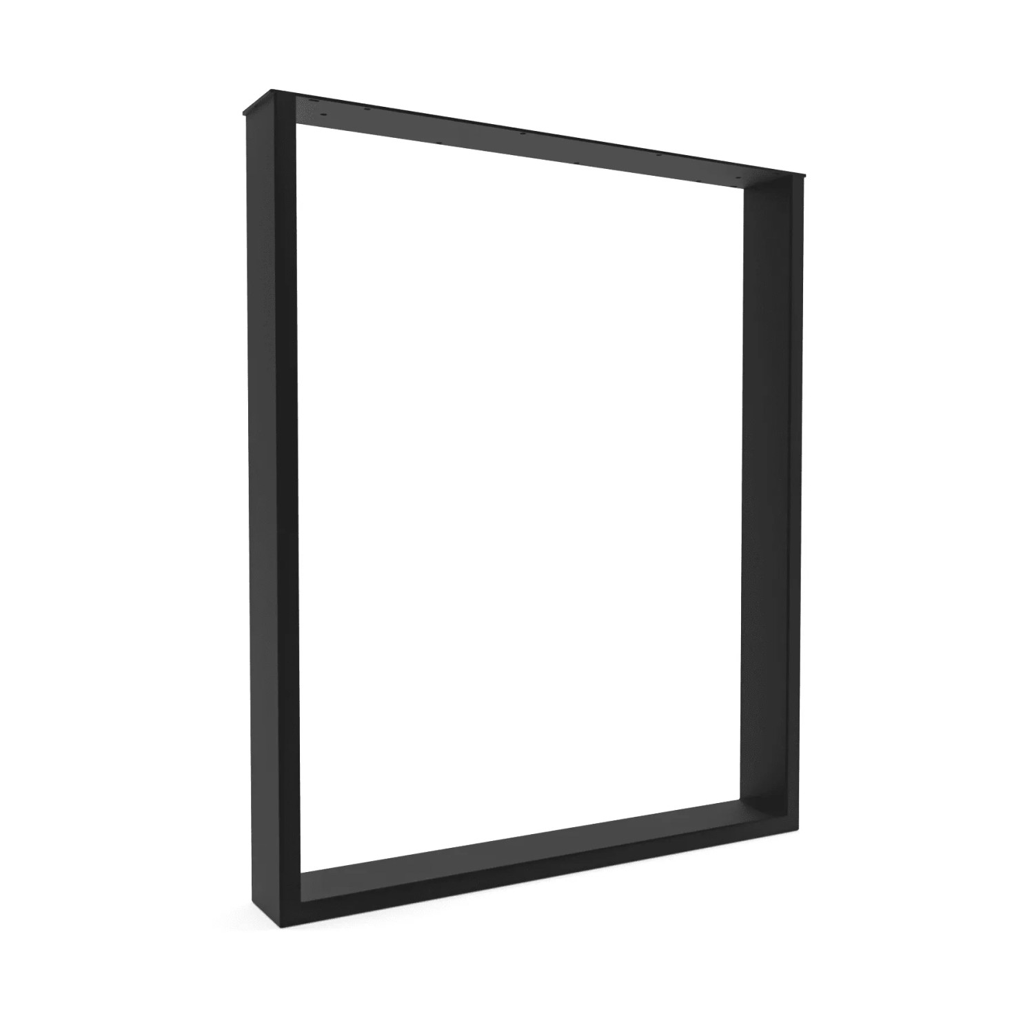 HEVVA Tischkufe BASEL 60 cm Tief 72 cm Höhe 1x Bein Schwarz