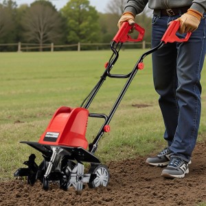 Wiltec Elektro Gartenhacke 1500W 400U/Min Gartenfräse Bodenfräse Kultivator