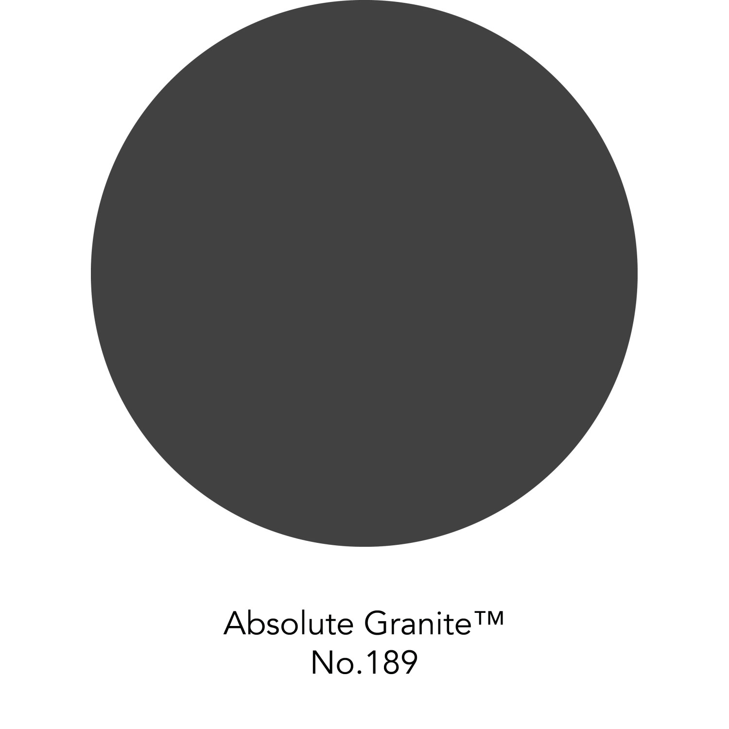 Farbfeld der matten Wandfarbe ELLE DECORATION Absolute Granite No. 189.