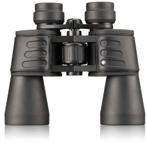 Schwarzes Bresser Hunter Porro Fernglas 7x50 für Beobachtungen in Natur und Sport.