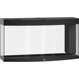Schwarzes Juwel Vision 260 LED Aquarium-Komplettset mit gebogener Frontscheibe.