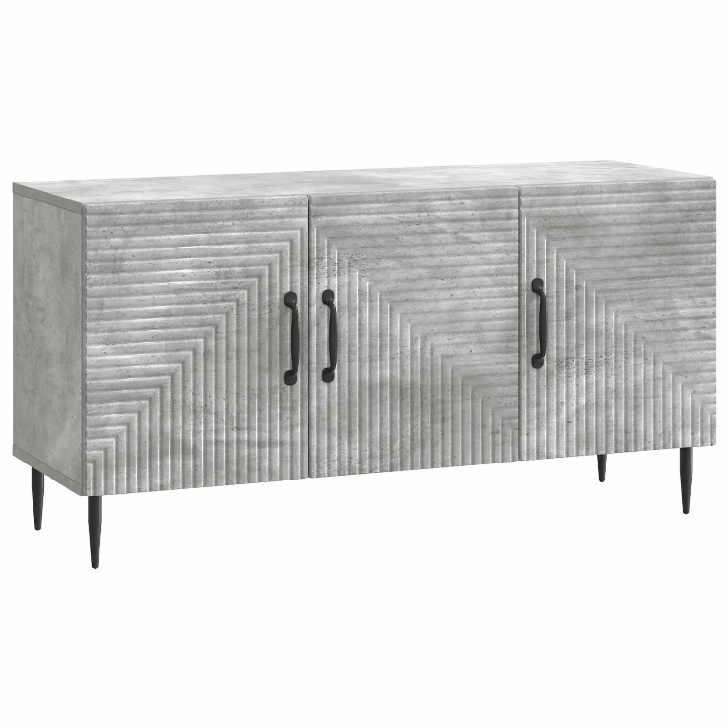 vidaXL TV-Schränk Betongrau 99 x 34,5 x 50 cm Holzwerkstoff 894948