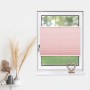 Rosa Plissee 100x210 cm ohne Bohren am Fenster, blickdicht. Dekoartikel für Wohnraum.
