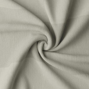 Bricoflor Verdunkelungsvorhang Galdin Stripe Beige, Detailaufnahme der Stoffstruktur.