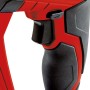 Detailaufnahme: Einhell Akku-Bohrhammer TE-HD 18 Li-Solo, rot/schwarz, Griff und Bedienelemente.