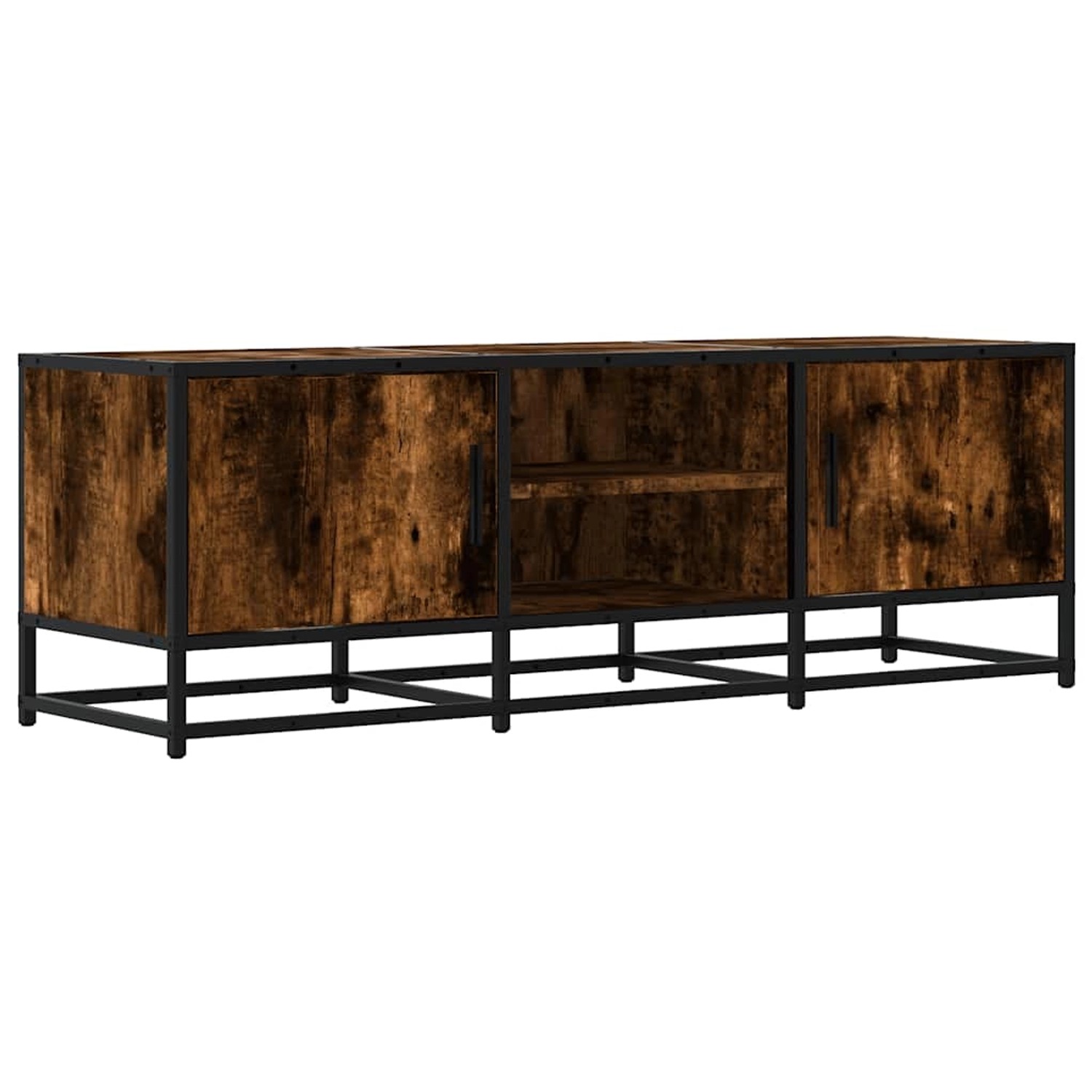 vidaXL TV-Schrank Räuchereiche 120x35x41 cm Holzwerkstoff und Metall 848841 günstig online kaufen