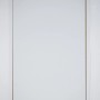 Geschlossene, weiße Minka Dachbodentreppe Complete 120x54 cm im Futterkasten.