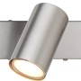 Globo Strahler Robby, 3-flammig, Nickel matt. Moderner Spot für GU10 Leuchtmittel.